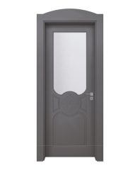 BY-155 Porte intérieure Laqué Vitrée